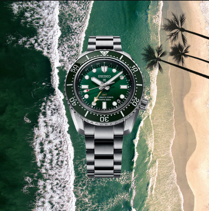 Seiko Prospex 1968 Heritage Diver's GMT Series Green - NEW