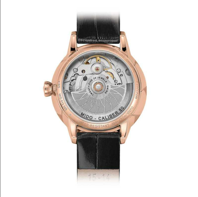 Mido Rainflower Rose Gold - NEW