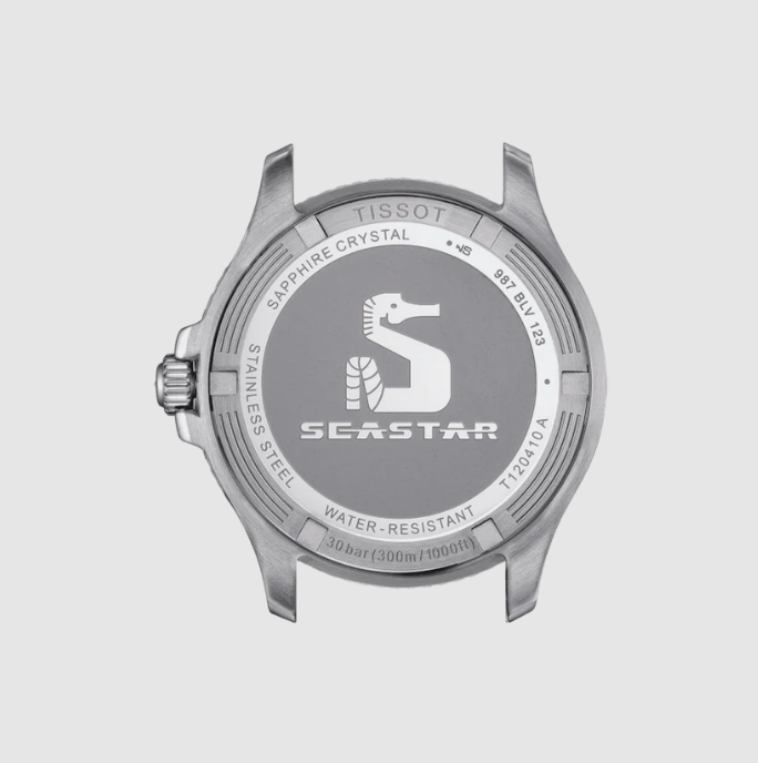 Tissot Seastar 1000 Quartz 40mm Dual Tone Black Dial - NEW