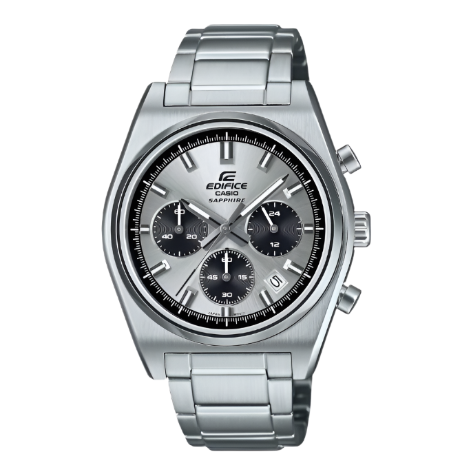 Casio Edifice EFB-730D-7AV Grey Dial Chronograph - NEW