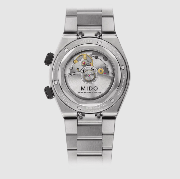 Mido Multifort 8 Two Crowns (Black, on Bracelet) - NEW