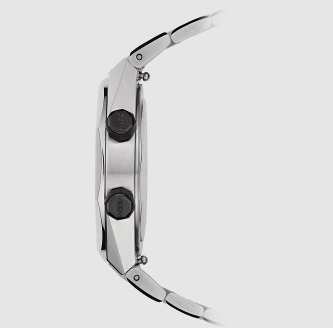 Mido Multifort 8 Two Crowns (Black, on Bracelet) - NEW