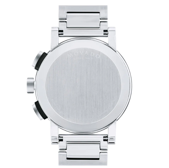 Movado Museum Chronograph Grey Dial Stainless Steel - NEW