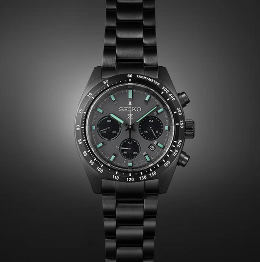 Seiko Prospex Speedtimer Solar 39mm "Night Vision" - NEW