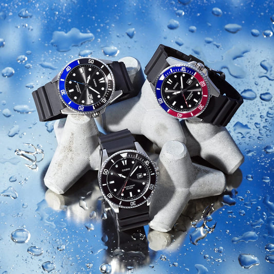 Casio Duro Pepsi MDV-106B-1A2V - NEW