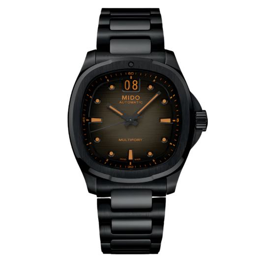 Mido Multifort TV Big Date Black PVD - NEW