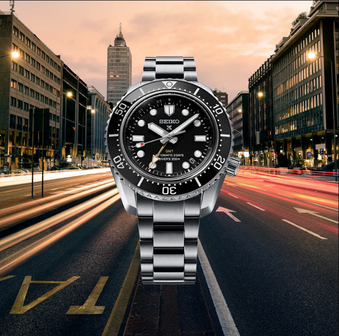 Seiko Prospex 1968 Heritage Diver's GMT Series Black- NEW