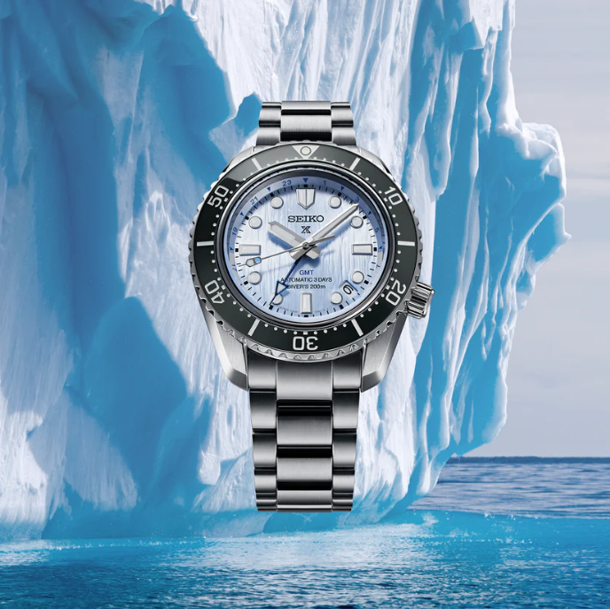 Seiko Prospex 1968 Heritage Diver's GMT Series Ice Blue- NEW