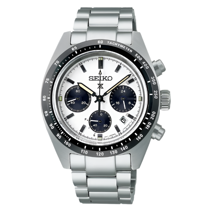 Seiko Prospex Speedtimer Solar 39mm Panda - NEW