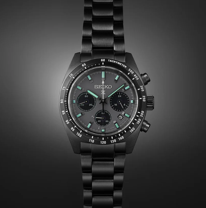 Seiko Prospex Speedtimer Solar 39mm "Night Vision" - NEW