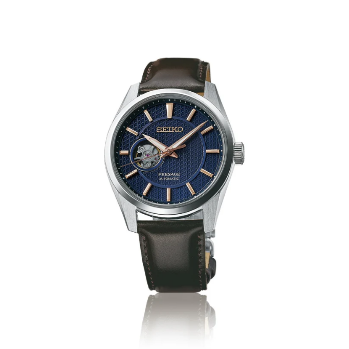 Seiko Presage Blue Dial 40mm Sharp Edge Midnight Automatic SPB311 - NEW