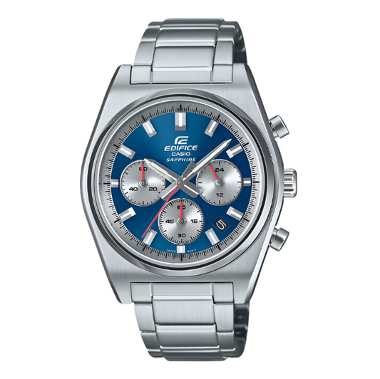 Casio Edifice EFB-730D-2AVUEF Blue Dial Chronograph - NEW