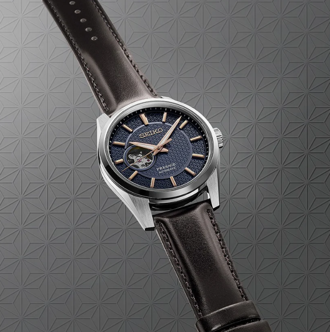 Seiko Presage Blue Dial 40mm Sharp Edge Midnight Automatic SPB311 - NEW