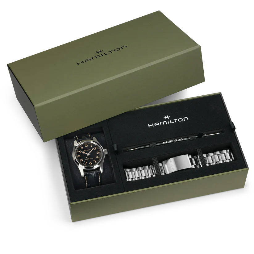 Hamilton Khaki Field Murph Auto 42mm Bracelet Bundle